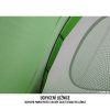 Lehký turistický stan pro 3 osoby Beast 3 zelená (Velikost OneSize)