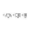 Rodinný stan pro 5 osob Caravan 12 Dural zelená (Velikost OneSize)