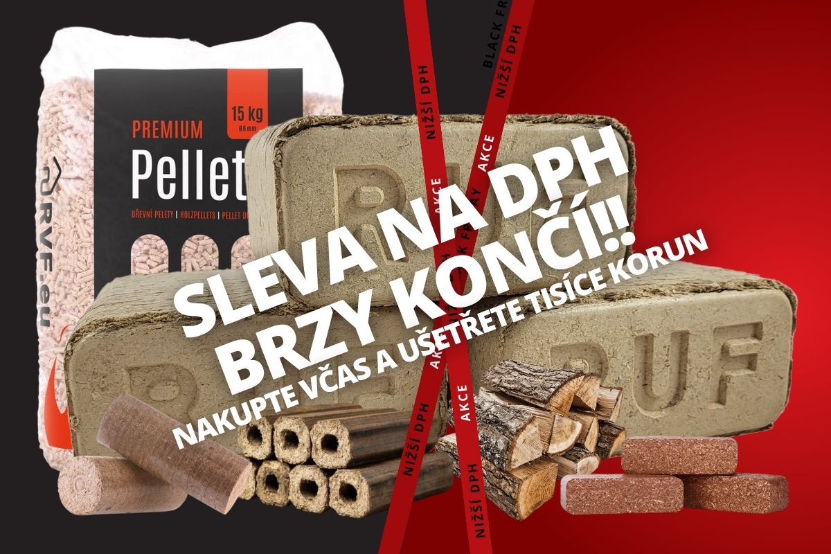 Nakupte do konce roku dřevní paliva se sníženou sazbou DPH a ušetřete tisíce Kč!