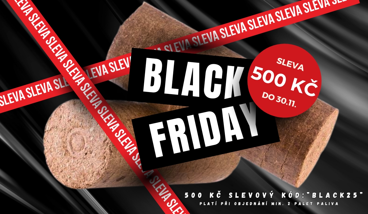 RVF Black Friday - sleva 500 Kč na pevná paliva