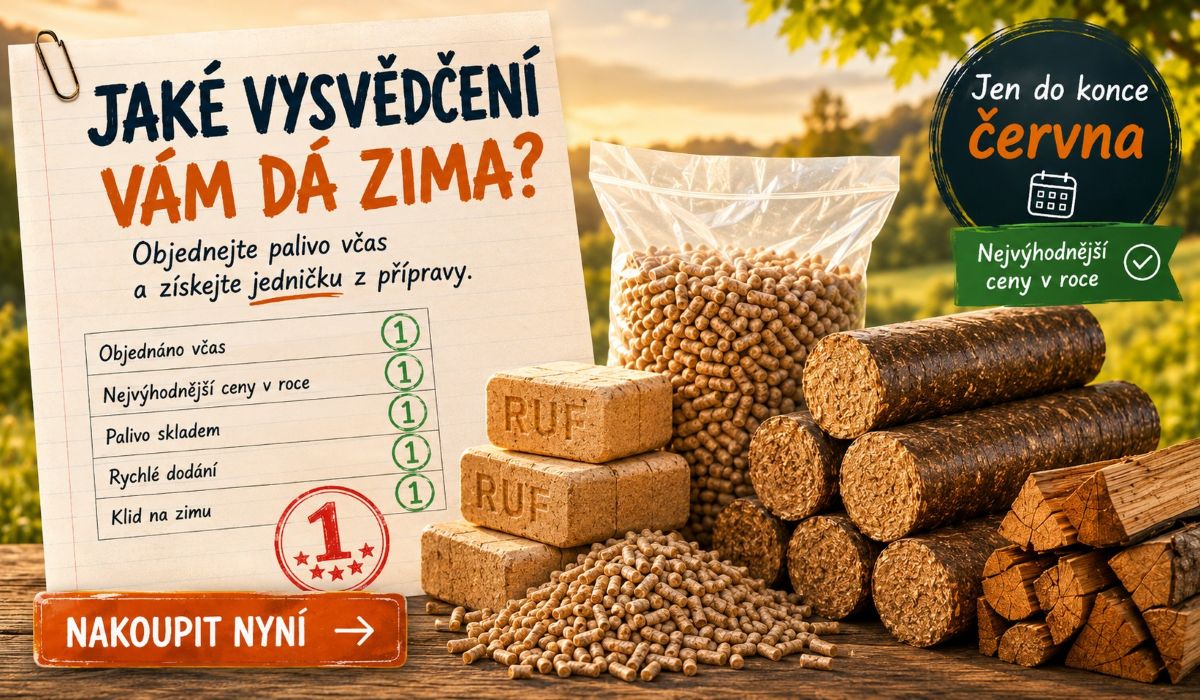 RVF Jarní akce na palivo - pelety, brikety, či dřevo za nejlepší ceny v roce