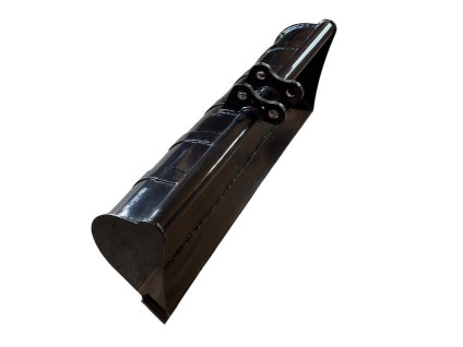 Standardní svahová lžíce 1000 mm – přední pohled, ideální pro hladké terénní úpravy a modelaci povrchu.