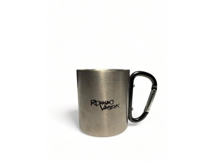 Fém karabíneres bögre