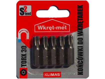 Bity Wkręt Met Klimas Torx TX30 25mm 5 kusov