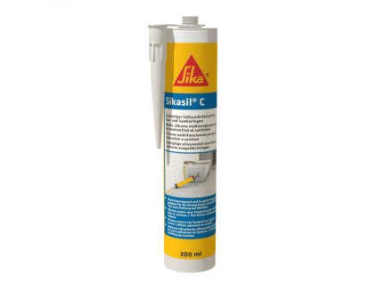 Sikasil® C Stavebny+sanitárny silikonovy tmel-Black-čierny