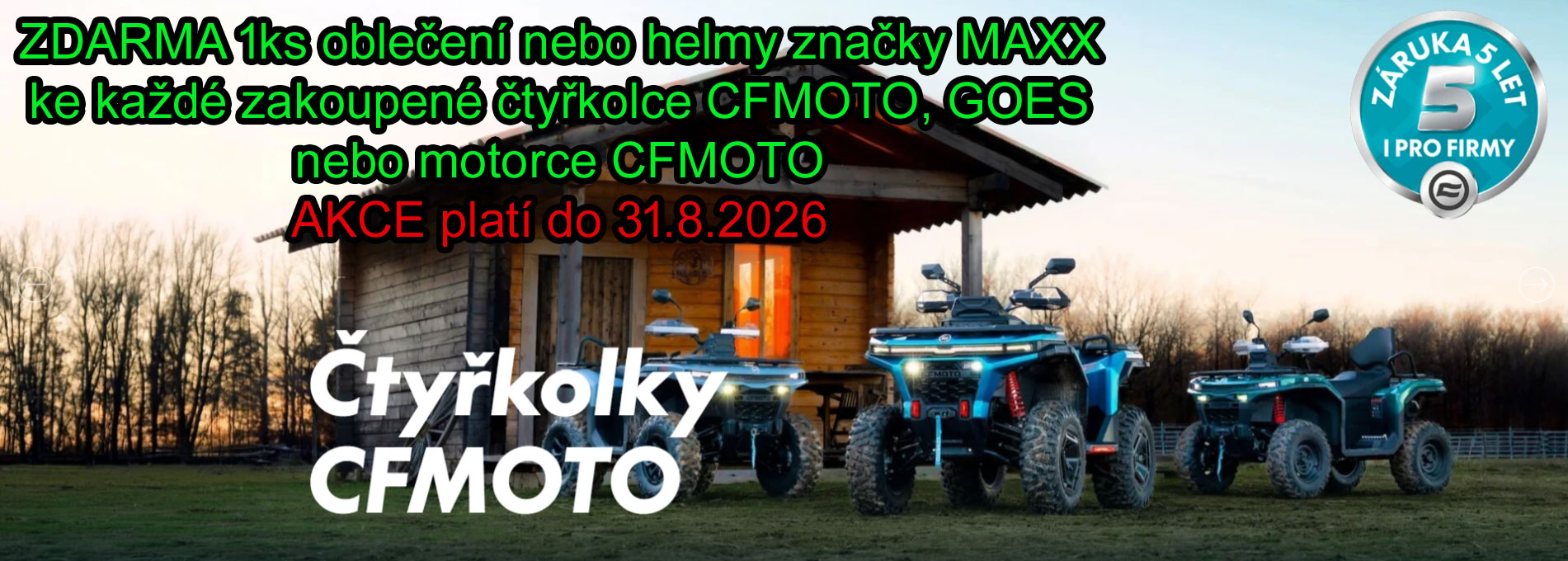 Čtyřkolky CFMOTO