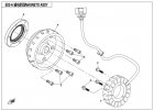 Magneto stator