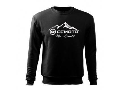 Pánská mikina NoLimit ESSENTIAL CFMOTO & RWDRACING černá