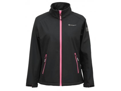 Dámská bunda CFMOTO Softshell - černá, L