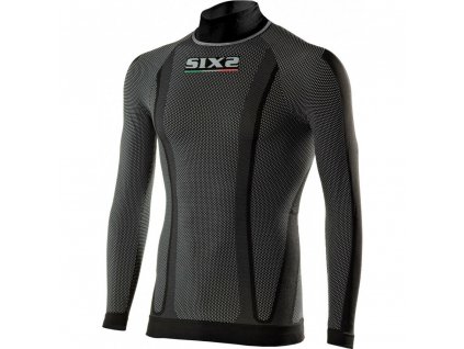 SIXS K TS3 dětské tričko s dl. rukávem a stojáčkem (velikost 4Y, materiál 77% PP, 15% PA, 5% elastan, 3% carbon, váha 0)