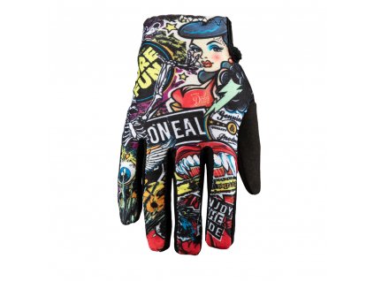O´Neal dětské rukavice MATRIX CRANK (váha 0, velikost XS, materiál 45% syntetická kůže, 40% nylon, 15% polyester)