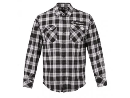 Košile CFMOTO Checkered BK - pánská, XL