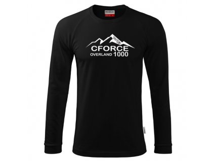Pánské tričko OVERLAND CFMOTO & RWDracing černé