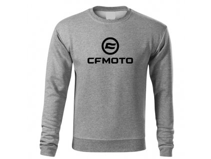 Pánská mikina ESSENTIAL CFMOTO & RWDRACING šedá