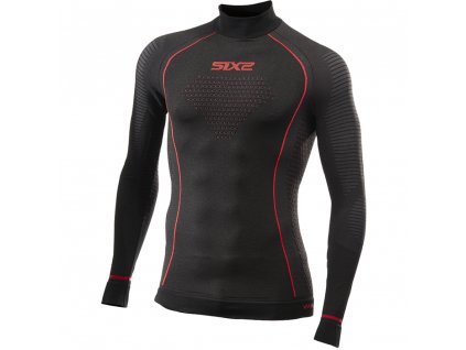 SIXS TS3W CU zimní tričko s dl. rukávem a stojáčkem (velikost XS/S, materiál 63% polypropylen, 20% polyamid, 10% měď, 7% elastan)