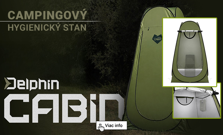 Kempingový hygienický stan Delphin Cabin