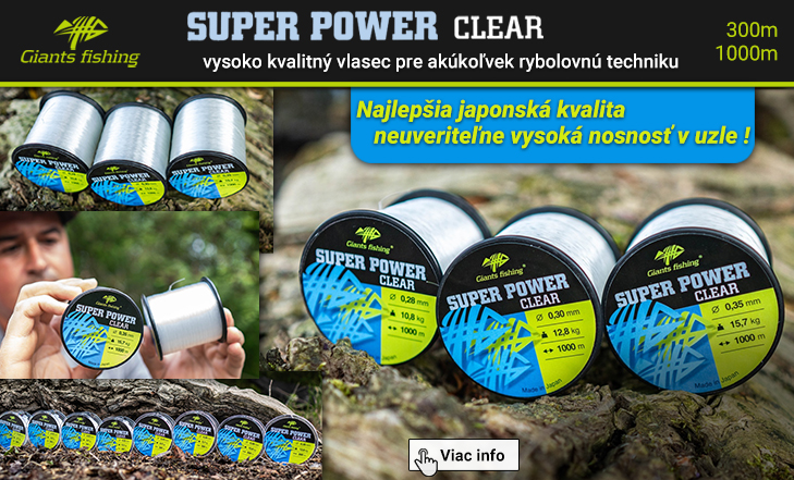 Vlasec Giants Fishing Super Power Clear