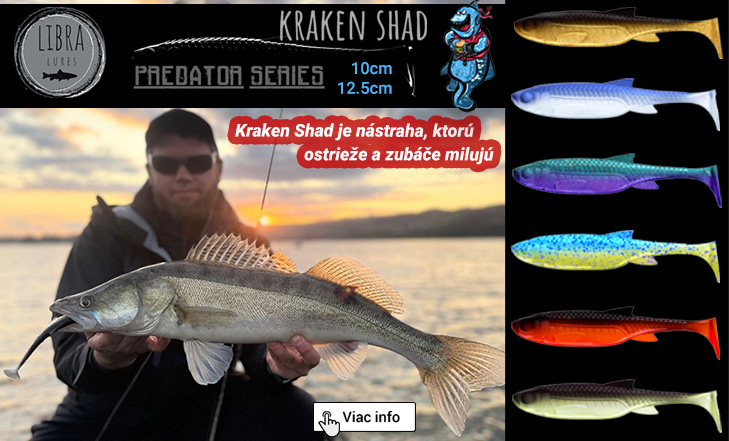 Nástraha Kraken Shad 10cm 12,5cm