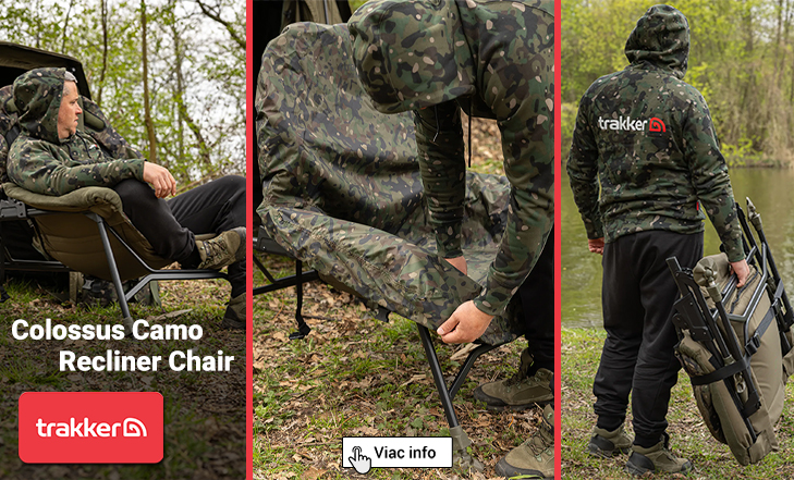 Kreslo Trakker Levelite Colossus Camo Recliner Chair