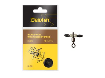 Rybárske potreby - Systém - obratlík so zarážkami Delphin Inline Swivel D-04