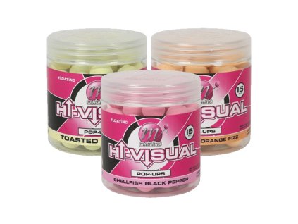 Rybárske potreby - Plávajúce boilies Mainline Hi-Visual Pop Ups 15mm