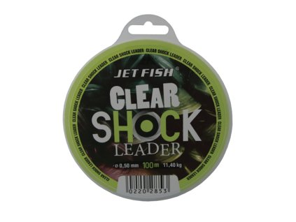 Rybárske potreby - Vlasec Jet Fish Clear Shock Leader 100m