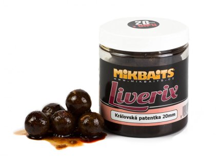 Rybárske potreby - Chytacie boilies v dipe Mikbaits LiveriX