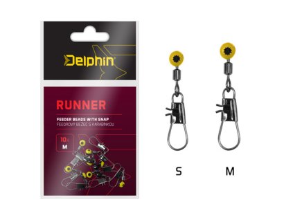 Rybárske potreby - Feedrový bežec s karabínkou Delphin Runner