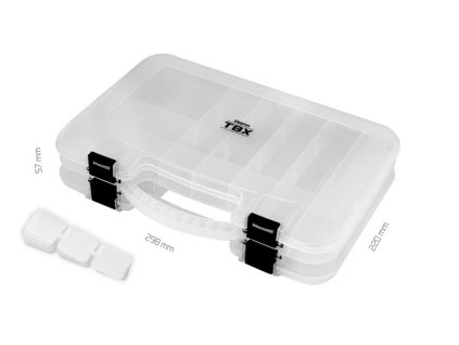 Rybárske potreby - Krabička Delphin TBX Duo 298-12P obojstranná
