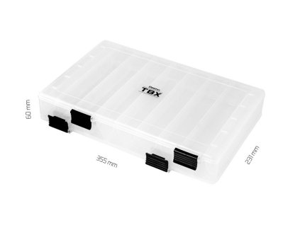 Rybárske potreby - Krabička Delphin TBX Duo 355-16P Clip obojstranná