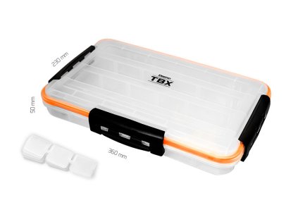 Rybárske potreby - Krabička Delphin TBX One 360-4P Clip WP
