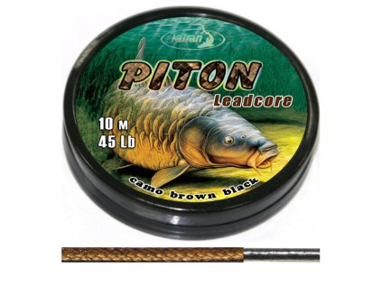 Rybárske potreby - Olovená šnúrka Katran Piton Leadcore Camo Brown Black