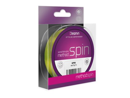 Rybárske potreby - Vlasec Delphin Method Spin 150m - fluo žltá