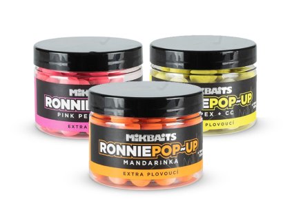 Rybárske potreby - Extra plávajúce fluo boilies Mikbaits Ronnie Pop-up 14mm