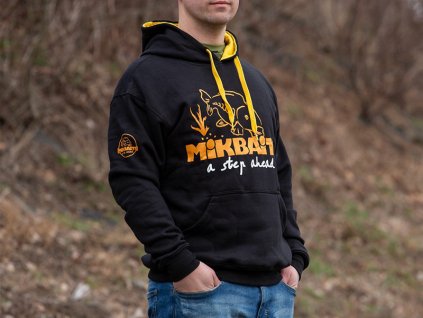 Rybárske potreby - Mikina Mikbaits Fans Team - čierna