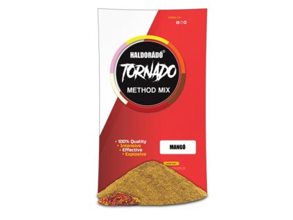 Rybárske potreby - Krmivo Haldorádó Tornado Method Mix - mango