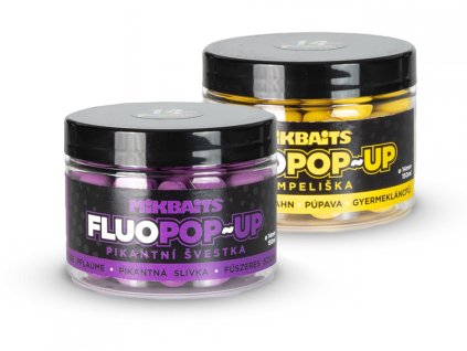 Rybárske potreby - Plávajúce boilies Mikbaits Fluo Pop-up 14mm