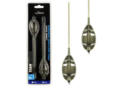 Rybárske potreby - Krmítko Döme Gábor Team Feeder Long Cast Pro Method Feeder XL