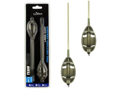 Rybárske potreby - Krmítko Döme Gábor Team Feeder Long Cast Pro Method Feeder L