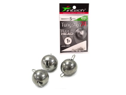 Rybárske potreby - Čeburaška Intech Tungsten 74 Flex Head Steel Grey