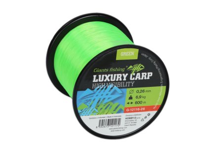 Rybárske potreby - Vlasec Giants Fishing Luxury Carp High Visibility Green 600m
