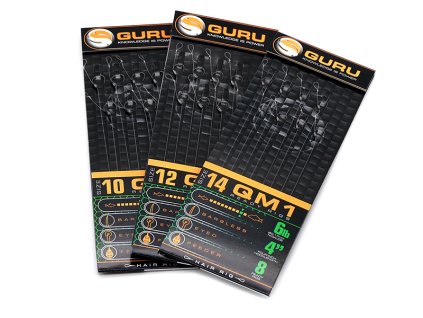 Rybárske potreby - Method feedrový nadväzec Guru QM1 Standard Hair Rig 10cm