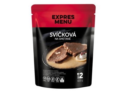 Rybárske potreby - Expres Menu Sviečková na smotane - 2 porcie