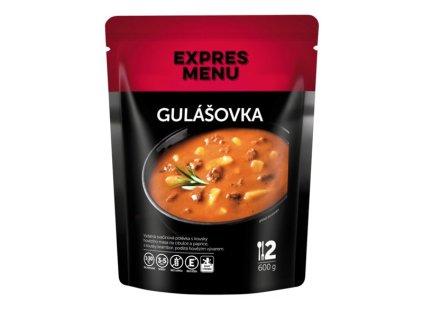 Rybárske potreby - Expres Menu Gulášová polievka - 2 porcie
