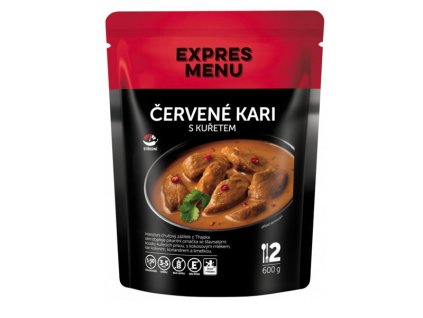 Rybárske potreby - Expres Menu Červené kari s kuracím mäsom - 2 porcie