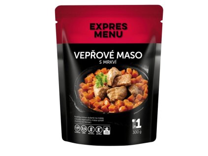 Rybárske potreby - Expres Menu Bravčové mäso s mrkvou