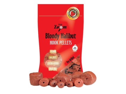 Rybárske potreby - Chytacie pelety CarpZoom Bloody Halibut Jahoda