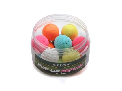 Rybárske potreby - Plávajúce boilies Jet Fish Reflex Natural Pop Up 16mm - mix farieb