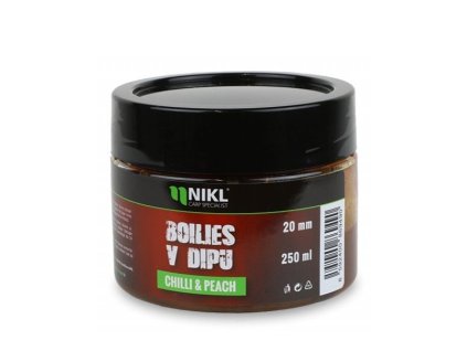 boilies-v-dipe-nikl-chilli-peach-chilli-broskyna