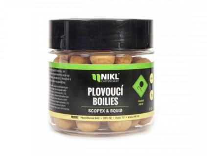 Plávajúce boilies Nikl Scopex Squid